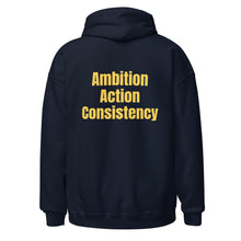 Load image into Gallery viewer, AAC Hoodie Navy/Yellow
