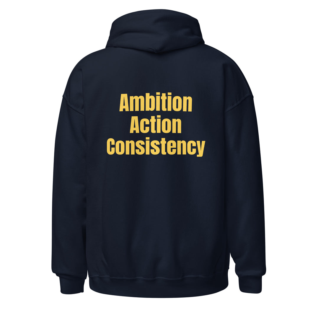 AAC Hoodie Navy/Yellow