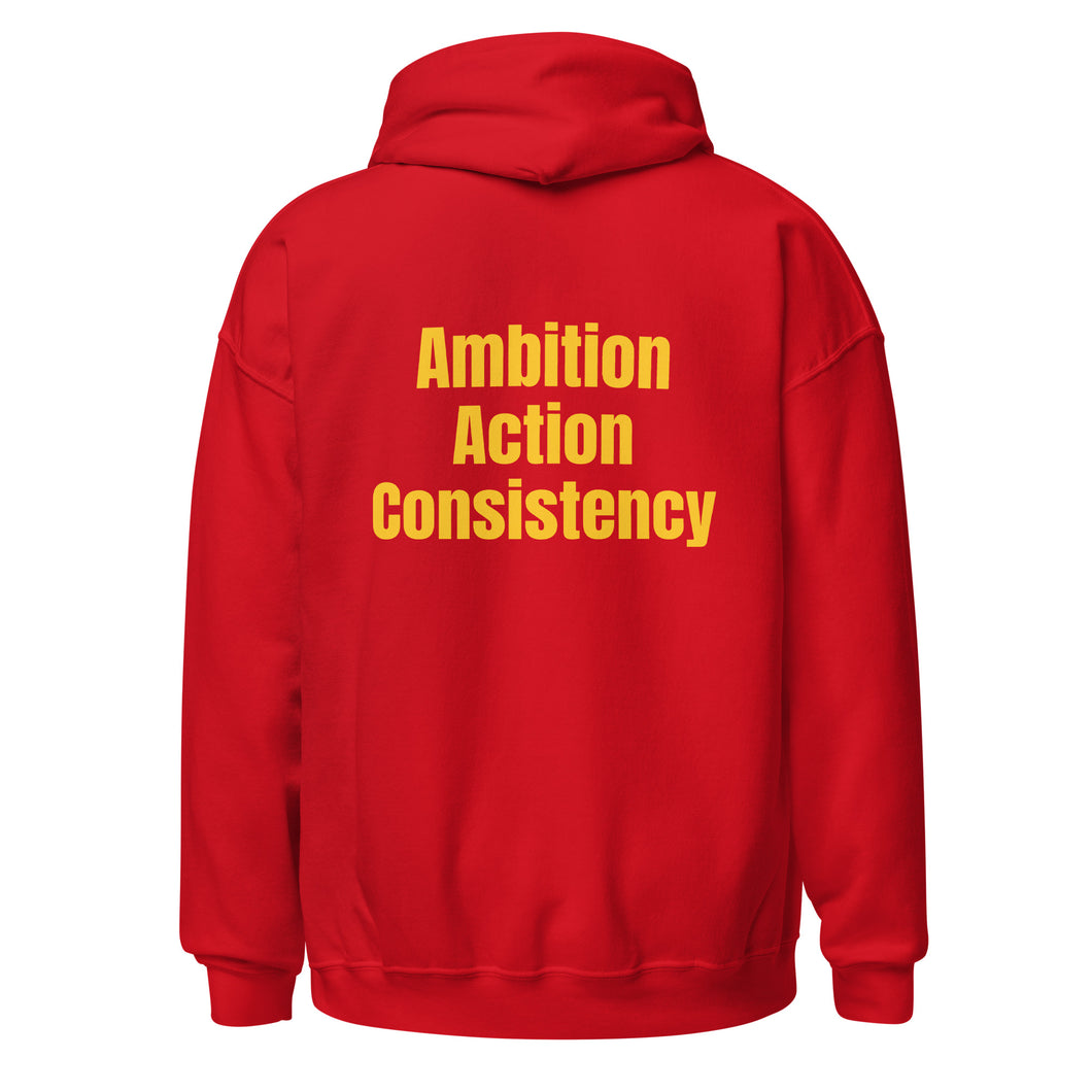 AAC Hoodie Red/Yellow